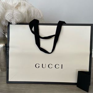 Gucci shopping bag, card slip 🛍👍